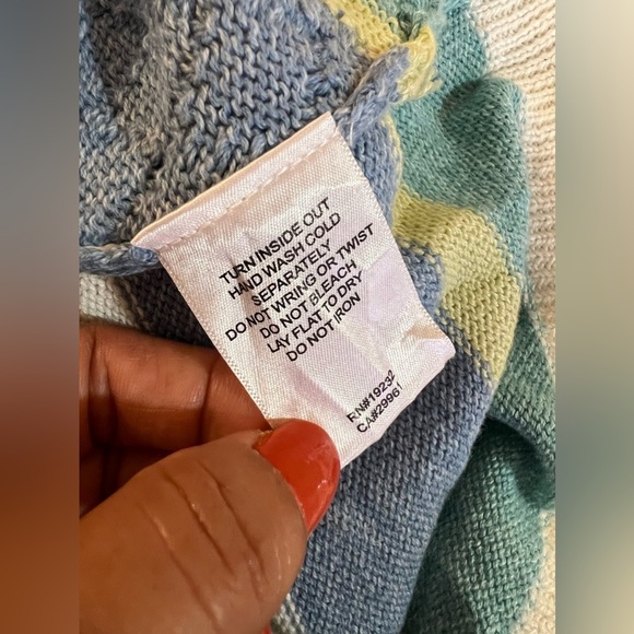 Alfred dunner Women multicolored  sweater cardigan pullover Plus Size 2X pearls - Picture 15 of 16